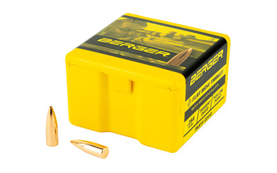 Berger Bullets FB Target  .224 Diameter  22 Caliber  55 Grain  Flat Base Hollow Point  100 Count 22410
