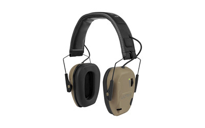 Allen Company ULTRX Bionic E-Muff  Electronic Earmuff  NRR 22dB  Rubberized Protective Coating  Flat Dark Earth 4145
