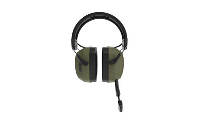 Caldwell E-Max Comms  Hearing Protection  Ambidextrous Boom Microphone  Bluetooth Connectivity  Olive Drab Green and Black 1136235