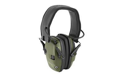 Howard Leight Impact Sport  Electronic Earmuff  Folding  OD Green R-01526