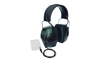 Howard Leight Impact Pro Earmuff  Black  Electric  NRR 30  AUX Cord R-01902