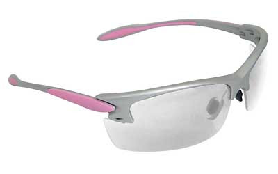 Radians Glasses  Silver and Pink Frame  Clear Lens PG0810CS