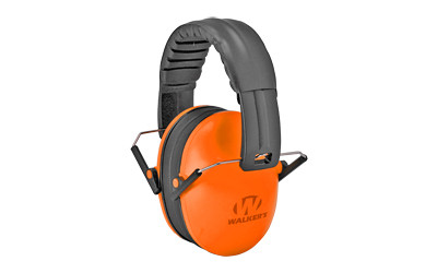 Walker's Passive  Ultra Compact Hearing Protection  Earmuff  Orange GWP-FKDM-OR