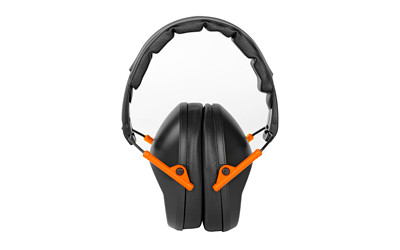 Walker's Passive  Folding Earmuff  Black/Orange  1 Pair GWP-FPM1-BKO
