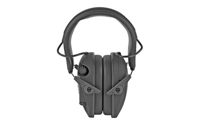 Walker's Razor  Freedom Slim Electronic Earmuff  2nd Amendment Logo  Two Hi-Gain Omnidirectional Microphones  Low Noise/Frequency Tuned for Natural Sound Clarity  Hi-Def Sound Output w/ Audio Input Jack GWP-RSEMFS-2A