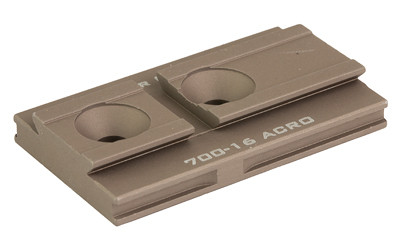 Badger Ordnance C1 12 O'Clock Top Optical Platform  Fits Aimpoint Acro  For Use with C1 Arc  Anodized Finish  Tan 700-16