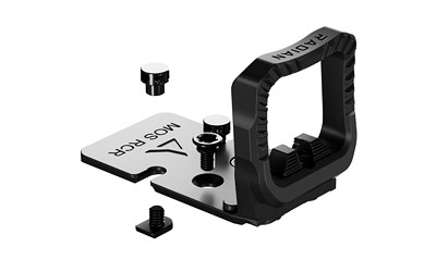 Radian Weapons Guardian  Trijicon RCR Optic Guard Mount  For MOS Glock  Anodized Finish  Black  Includes SIX Back-Up Iron Sights H0016