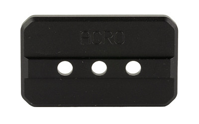 Unity Tactical FAST  Offset Optic Mounting Plate  2.05" Optical Height  Compatible with UNITY LPVO Mount and Adapter  ACRO Footprint  Anodized Finish  Black FST-SOPA