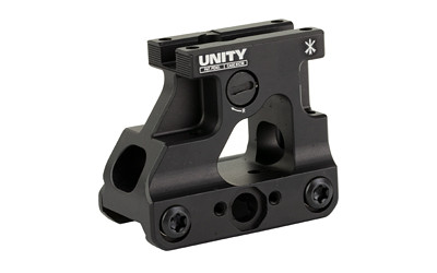 Unity Tactical FAST Micro  Red Dot Mount  2.26" Optical Height  Compatible with MRO/MRO-HD Footprint  Anodized Finish  Black FST-MROB