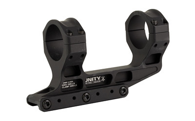 Unity Tactical FAST  LPVO Mount  2.05" Optical Height  Compatible with 34mm Tube Size  Anodized Finish  Black FST-S34205B