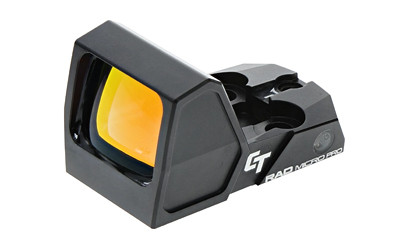 Crimson Trace Corporation RAD Micro Pro  Red Dot  Compact Open Reflex Sight  Black  3 MOA 01-01970