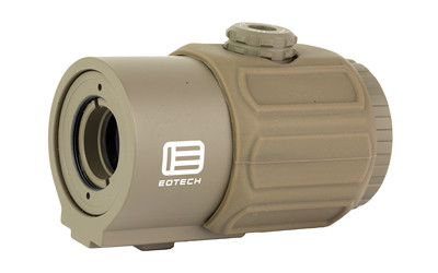 EOTech G43  3X Magnifier  QD Mount  Switch to Side  34mm   Matte Finish  Tan  Includes Mount G43.STSTAN