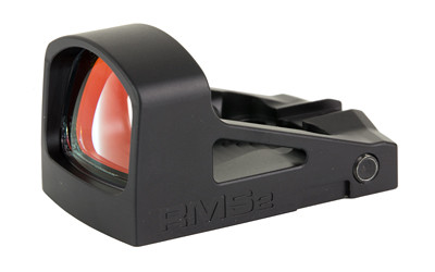 Shield Sights Reflex Mini Sight 2.0  Glass Edition  Red Dot Sight  Non Magnified  Fits RMS Footprint  4MOA Dot  Black RMS2-4MOA-GLASS