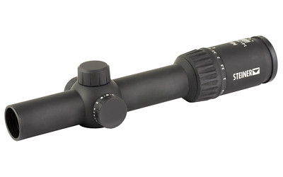 Steiner P4Xi  Rifle Scope  1-4X  24mm Objective  30mm Tube Diameter   1/4 MOA  Second Focal Plane  Matte Finish  Black 5202