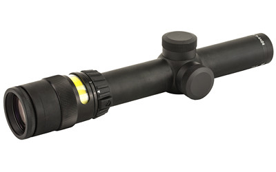 Trijicon Accupoint Rifle Scope  1-4X24mm  30mm  German #4 Crosshair With Green Dot Reticle  Matte TR24-3G
