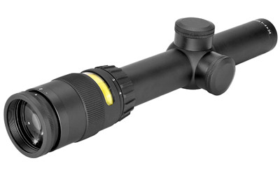 Trijicon AccuPoint 1-4x24mm Riflescope Standard Duplex Crosshair with Green Dot  30mm Tube  Matte Black  Capped Adjusters TR24-C-200071