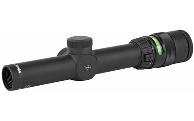 Trijicon AccuPoint Rifle Scope  1-4X24mm  30mm  Green Triangle  Matte Black Finish TR24G