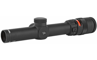 Trijicon AccuPoint Rifle Scope  1-4X24mm  30mm  Red Triangle  Matte Black Finish TR24R
