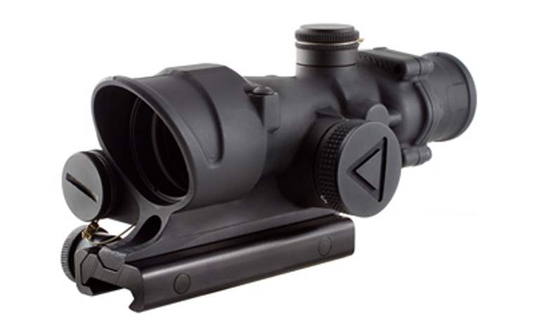 Trijicon ACOG Rifle Scope  4X32 LED  Red Crosshair .223 Ballistic Reticle  Includes TA51 Flat Top Adapter  Matte Finish TA02