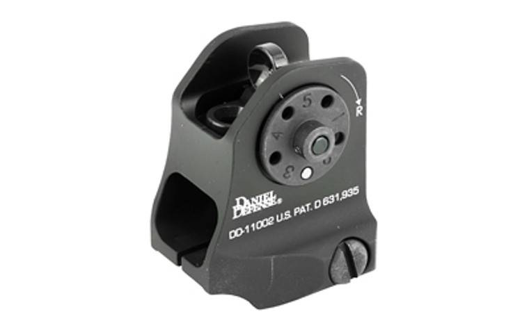 Daniel Defense Sight  A.15 Fixed Rear Sight  Fits Picatinny  Black Finish 19-064-11002
