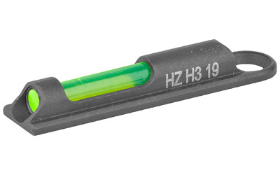 Hi-Viz LightWave H3  Fits Most Vent-Ribbed Shotguns with Removable Front Bead  Green Tritium/Fiber Optic Sight PMN301
