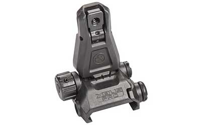 Magpul Industries MBUS PRO Rear Sight  Fits Picatinny  Flip Up  Steel  Black MAG276-BLK