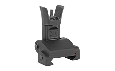 Midwest Industries Combat Rifle Front Sight  Low Profile  Mil-Spec Sight Height  Ordnance Grade Steel and 6061 Aluminum  Black Finish MI-CRS-F