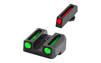 TRUGLO Brite Site Fiber Optic Red Front 3 Dot Sight  Green Rear Sight  For Glock 42 TG-TG131G3