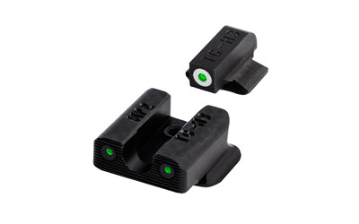 TRUGLO Tritium Pro  Sight Set  For S&W Bodyguard  Green Tritium  White Ring on Front Sight TG-TG231MP2W