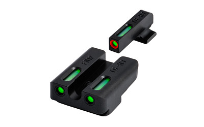 TRUGLO TFX Pro  Sight Set  Fits FN FNX 40  Tritium/Fiber-Optic  Day/Night Sight  24/7 Brightness  Orange Ring on Front Sight TG-TG13FN2PC
