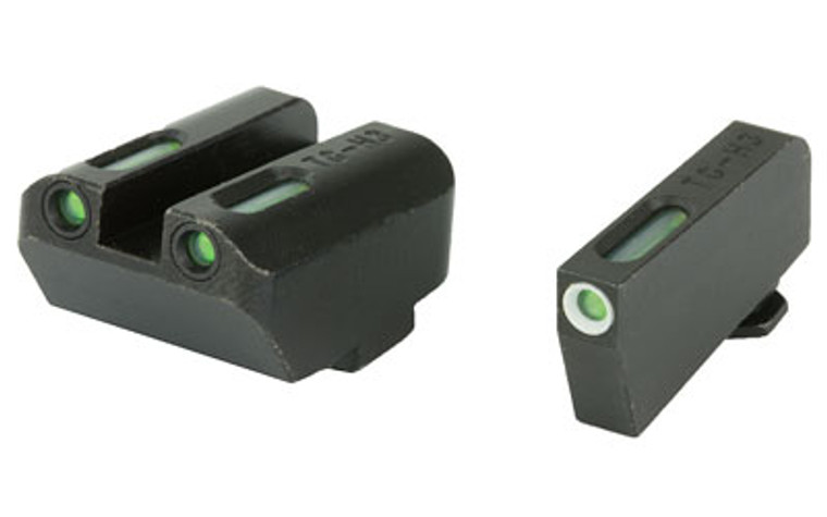 TRUGLO Brite-Site TFX Sight  Suppressor Height  Fits Glock 17/17L/19/22/23/24/26/27/33/34/35/38/39  24/7 Brightness TG-TG13GL4A