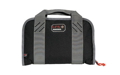 GPS Pistol Case  Black  Soft  Up To 2 Compact Pistols GPS-1107PCCB
