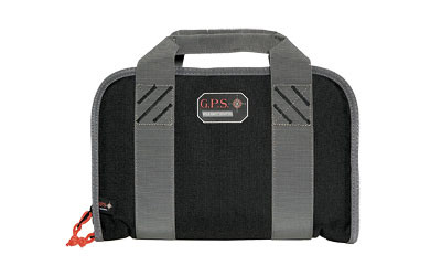 GPS Pistol Case  Black  Soft  Up To 2 Pistols GPS-1308PC