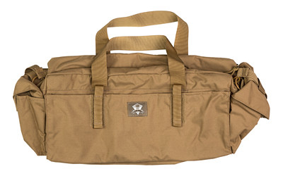 Grey Ghost Gear Transport Bag  Ideal Size for Storing in a Vehicle  the Main Compartment has Ample Room for a Handgun or Even a Folded PDW/SBR  11"H X 22"W X 5"D  Coyote Brown 4601-14
