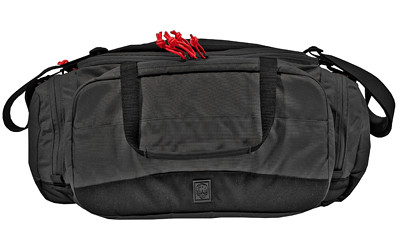 Grey Ghost Gear Range Bag  Black with Red Zipper Pulls  500D Cordura Nylon  9"x20"x7"  1 260 Total Cubic Inches 60200-2