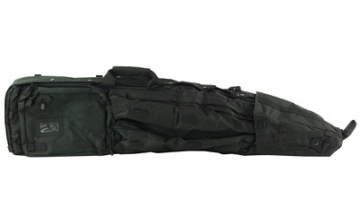 NcSTAR Drag Bag  45" Rifle Case  Nylon  Black  Includes Backpack Shoulder Straps CVDB2912B