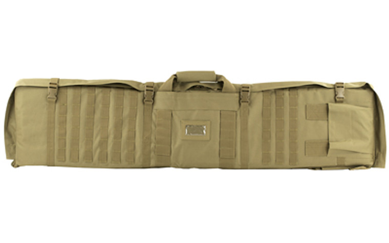 NcSTAR Rifle Case Shooting Mat  48" Rifle Case  Unfolds to 66" Shooter's Mat  Nylon  Tan  Exterior PALS Webbing  Includes Backpack Shoulder Straps CVSM2913T NcSTAR Rifle Case Shooting Mat  48" Rifle Case  Unfolds to 66" Shooter's Mat  Nylon  Tan  Exterior PALS Webbing  Includes Backpack Shoulder Straps CVSM2913T