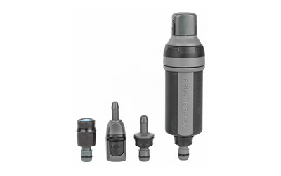Aquamira Frontier Max  Filtration System  Includes Backcountry Plus Filter  Black and Gray 67016