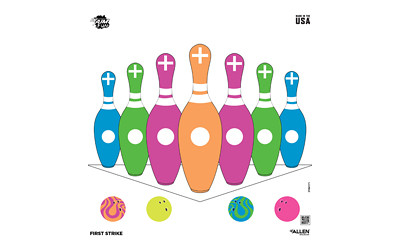 Allen Company Triggering More Fun EZ Aim  Paper Target  9 Pack  12"x12"  Assorted Colors 15640