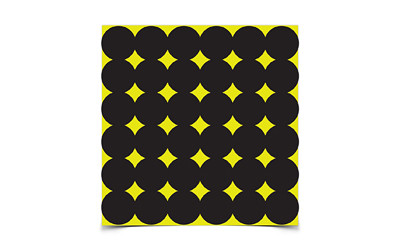 Birchwood Casey Shoot-N-C Target  Round Bullseye  1"  432 Targets BC-34115