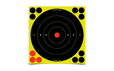 Birchwood Casey Shoot-N-C Target  Round Bullseye  8"  6 Targets BC-34805
