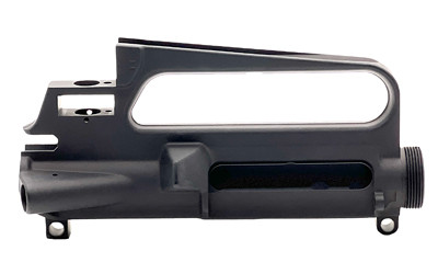 LBE Unlimited A2 Stripped Upper Receiver  Fits AR15  Anodized Finish  Black A2UP-FCST
