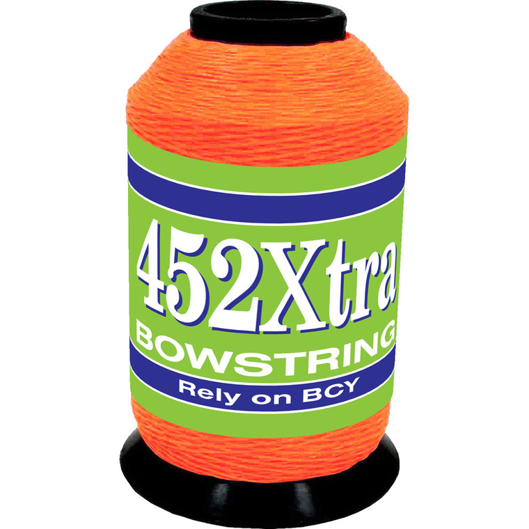BCY - BCY 452Xtra Bowstring Material Flo Orange 1/4 lb.