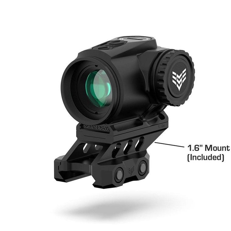 Swampfox Raider 1x20 Micro Prism Red BRC Reticle Black - RMPS120-RB