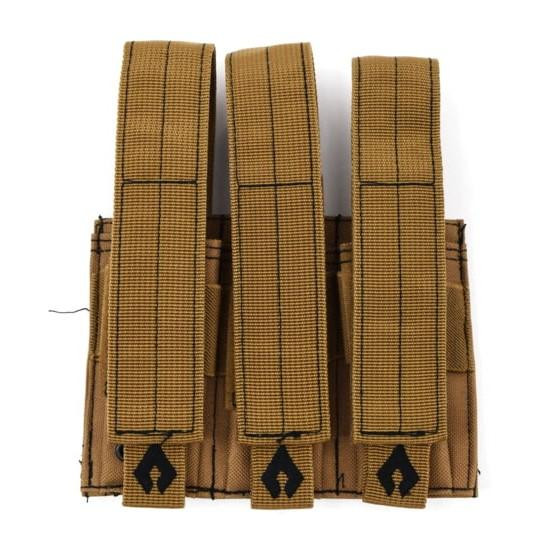 Advance Warrior Solutions Pistol Triple Mag Pouch Tan - PTMP-TN