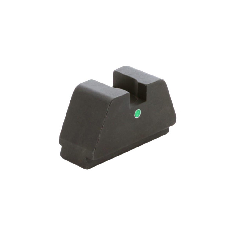 Ameriglo Green Tritium Single Dot Rear Sight .451in H .165in Sq Notch Glock - GL-143R