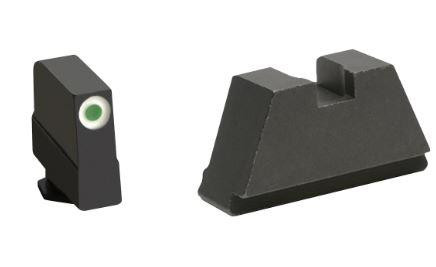 3XL Tall Green Tritium White Outline .365/FlatBlack .451 for most Glocks - GL-491