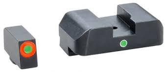 Green Tritium Outline Orange/Green Single Dot forGlock 29-30-31-32-36-40-41 - GL-203