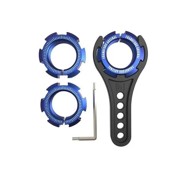 Frankford Arsenal Dielocker Die Lock Rings with Wrench 3/ct - 1202448