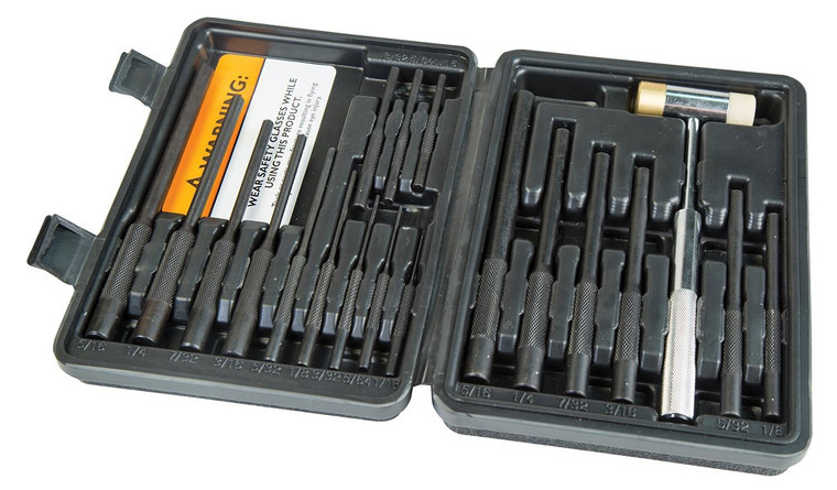 Wheeler Engineering Master Roll Pin Punch Set - 110128